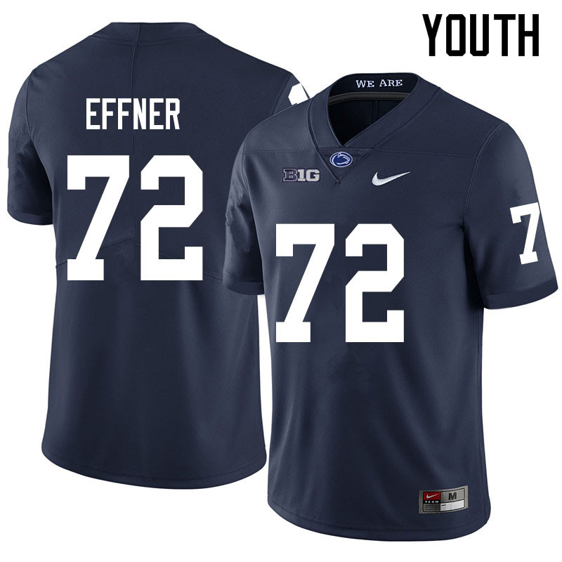 NCAA Nike Youth Penn State Nittany Lions Bryce Effner #72 College Football Authentic Navy Stitched Jersey RRD6098PO